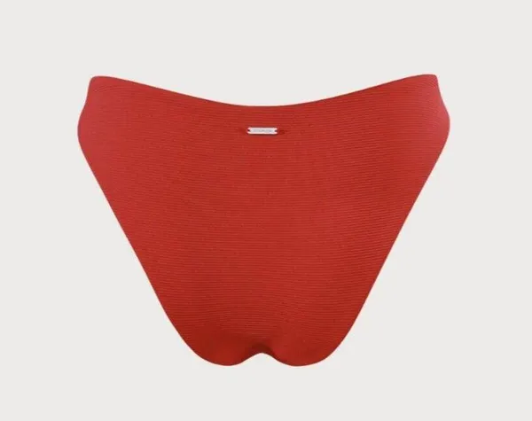 BERLOOK Red Cut-Out Ribbed Bikini Bottom ONLY 63 - Image 9