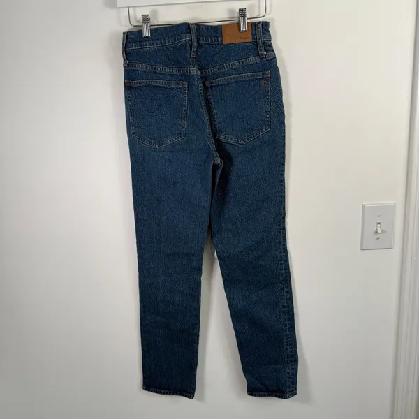 Madewell Perfect Vintage Jeans Haight Medium Wash High Rise Rigid Denim Women 26 - Image 5