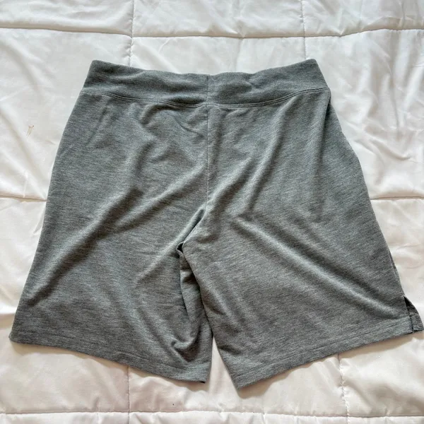 Athletic Works Heather Gray Lounge Shorts Womens Medium Drawstring Pockets - Image 5