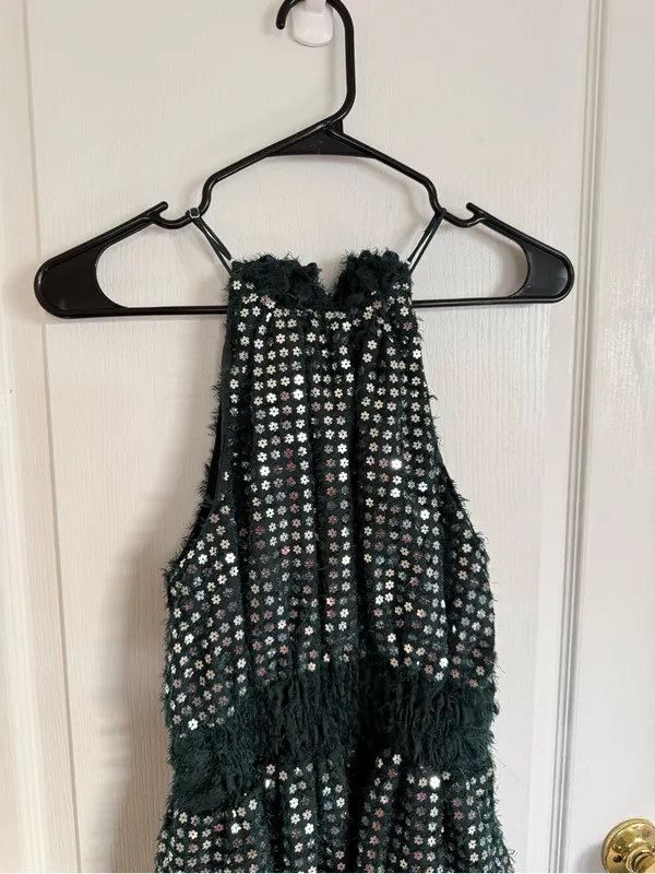 Anthropologie Somerset Shine Mini Halter Dress - Image 9