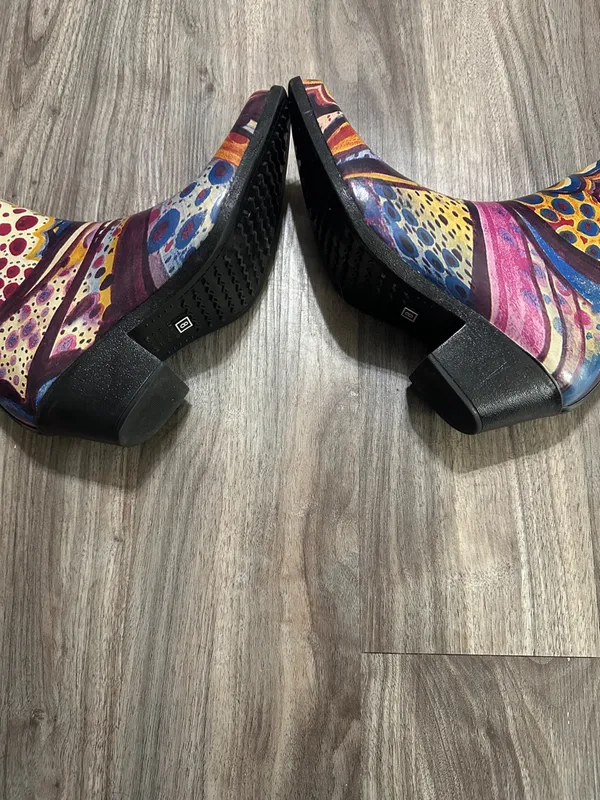 Nomad Colorful Western Rain Boots ,Bold Print . - Image 9