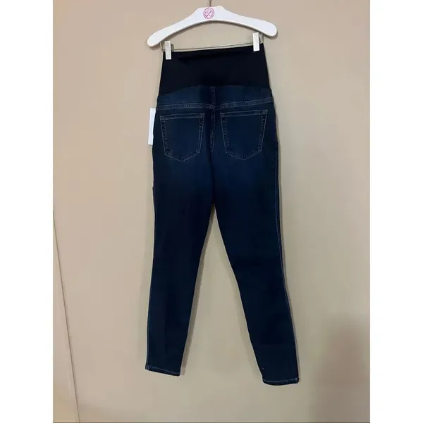 Isabel Maternity by Ingrid & Isabel Dark Wash Skinny Jeans Woman’s Size 4 NEW - Image 6