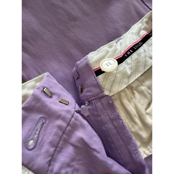 The Limited Drew Fit Lavender Purple Bootcut Dress Pants Womens Size 6 Stretch - Image 4