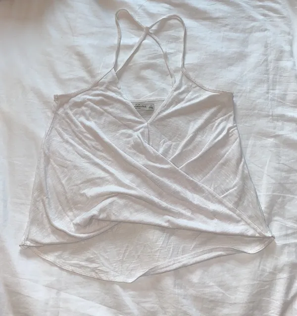 Abercrombie White Tank Top - Image 2