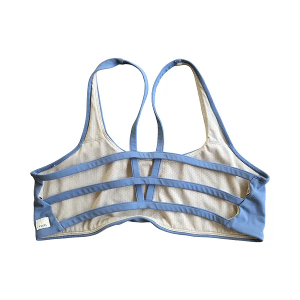 Vuori Light Blue Yosemite Sports Bra Size: L - Image 2
