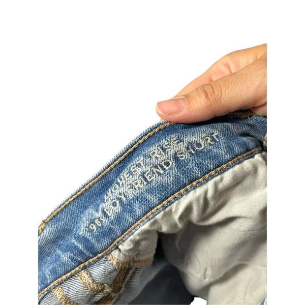 American Eagle Highest Rise 90s‎ Boyfriend Shorts Size 4 - Image 7