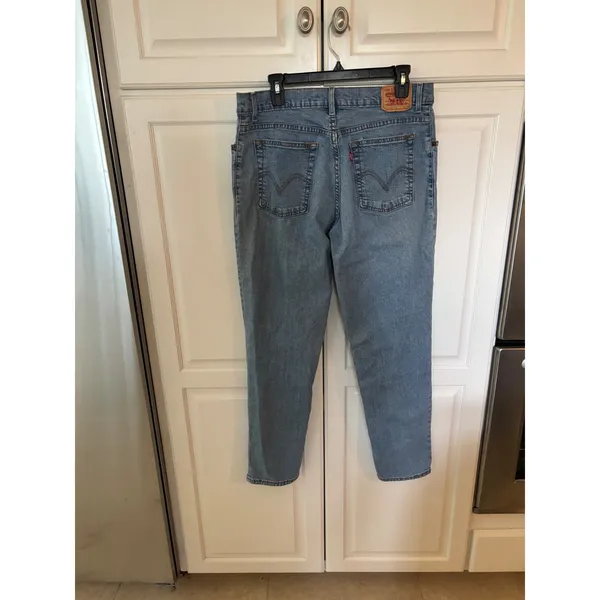 Levis 550 Relaxed Tapered Jeans Womens 16M Medium Wash High Rise Denim - Image 3