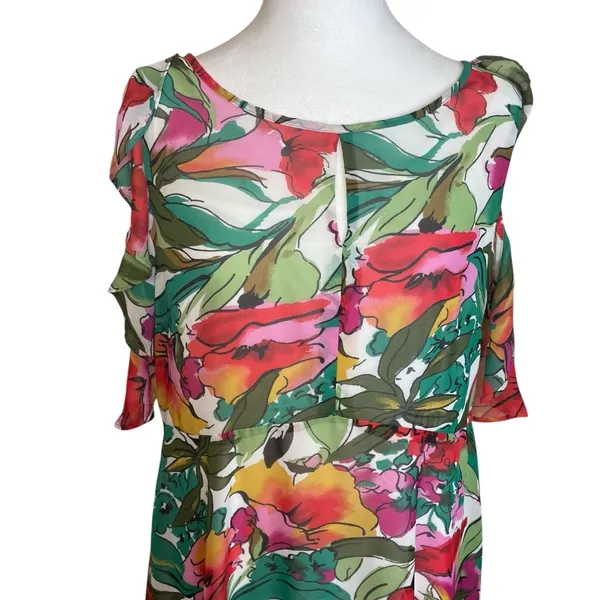 Nine West Tropical Floral Dress Size 14‎ NWT Wedding Guest Event Party Cruise - Image 3
