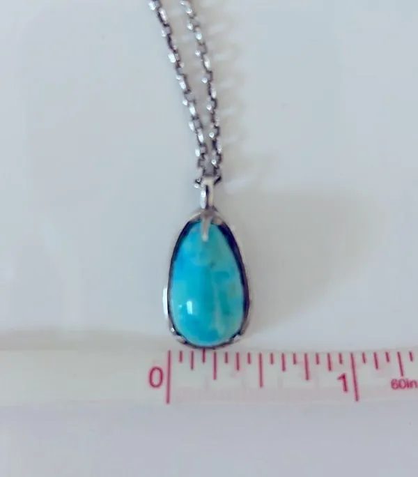 Silver Turquoise Pendant - Image 7
