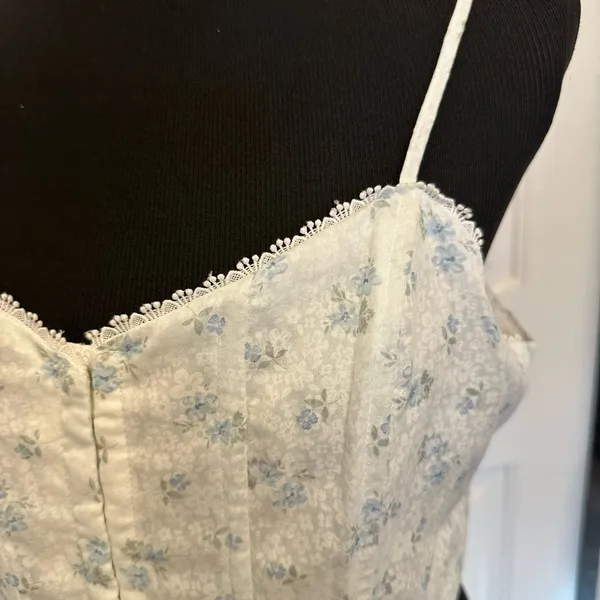 Altar’d State Boned Corset Cami Spaghetti Strap Top Hook Front NWOT - Image 4