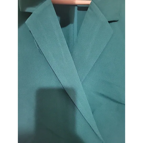 Abercrombie & Fitch Teal Mini Blazer Dress - Image 5