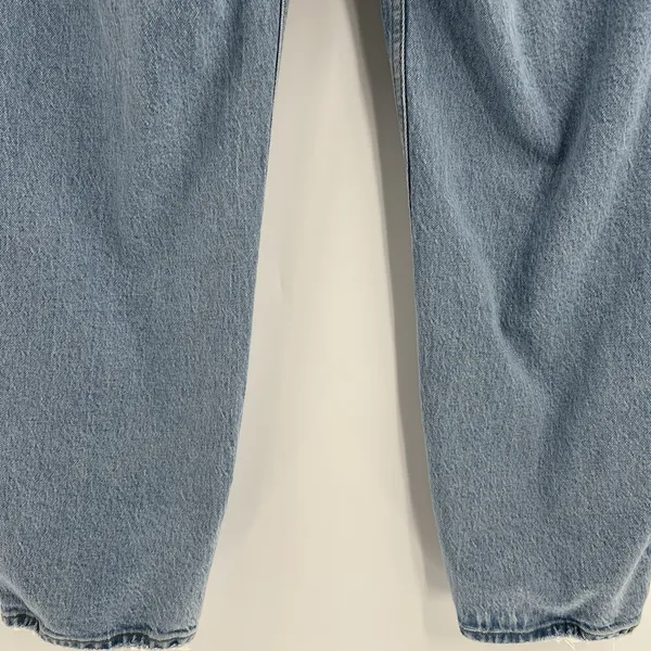 Abercrombie & Fitch Dad High Rise Jeans Size 10S Curve Love‎ Asymmetrical Waist - Image 8