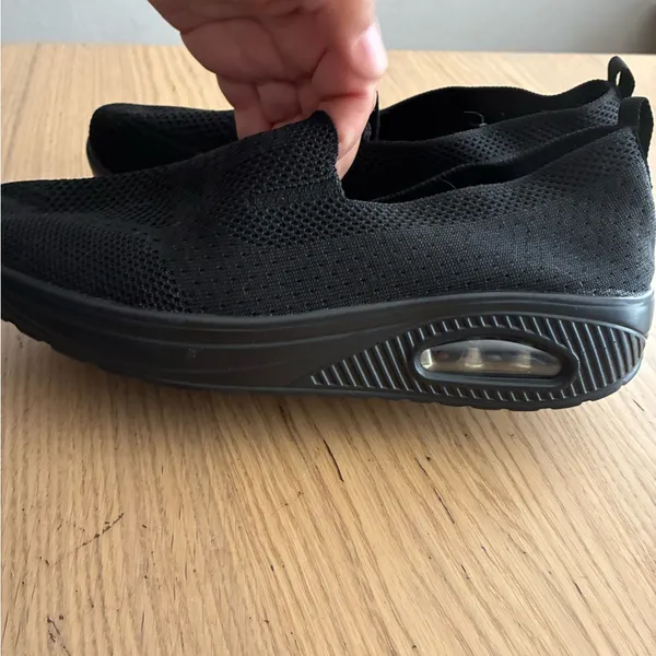 Women Mesh Air Cushion Slip-on Wedge Light Breathable Arch Support Shoes 9.5 - Image 6