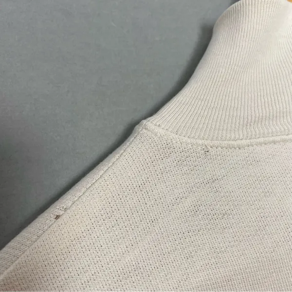 Vintage Express Shirt French Turtleneck Long Sleeve FLAWS Small Relaxed‎ Fit Top - Image 11
