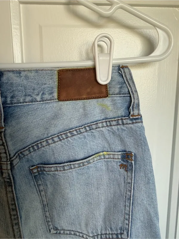 Madewell The Perfect Vintage Jean 24 Light Wash High Rise Straight‎ 100% Cotton - Image 4