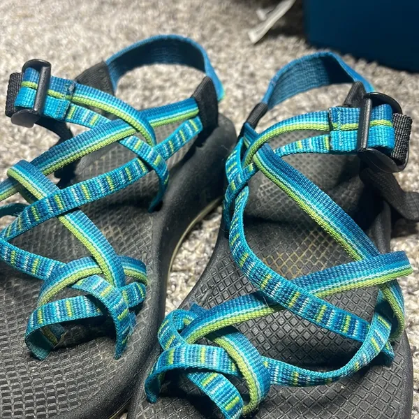 Chacos Chaco blue green sandal women’s 6 - Image 2