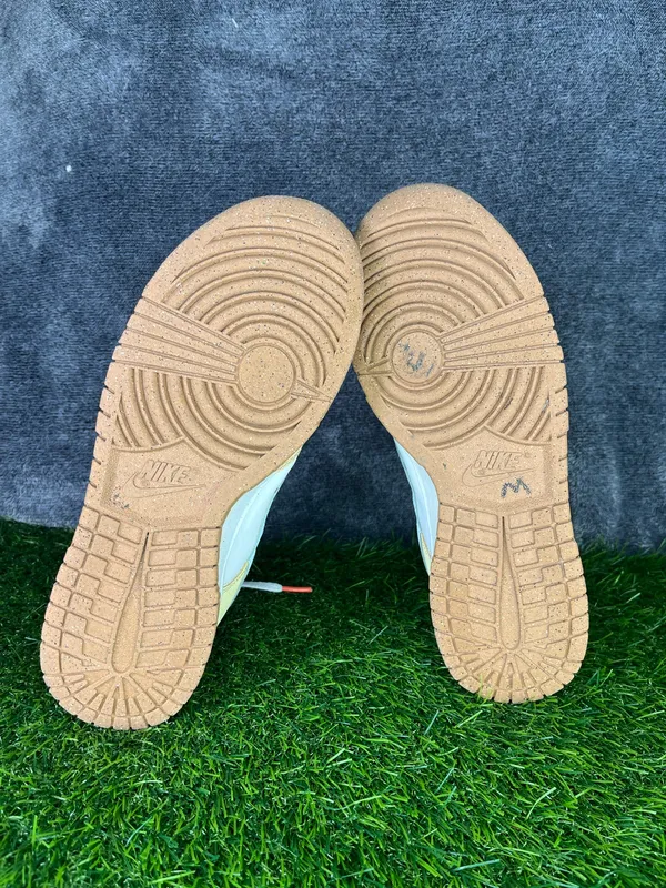 Nike Dunk Low Women’s Sneakers White Yellow Blue Gum Sole size 9 - Image 9