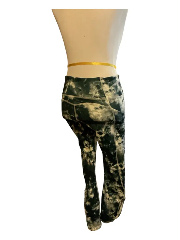 Fabletics PureLuxe High Waisted Tie Dye Leggings with Side Pockets 25" Inseam - Image 2