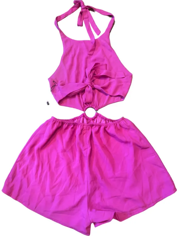 Superdown Cutout Romper Pink Size S - Image 2