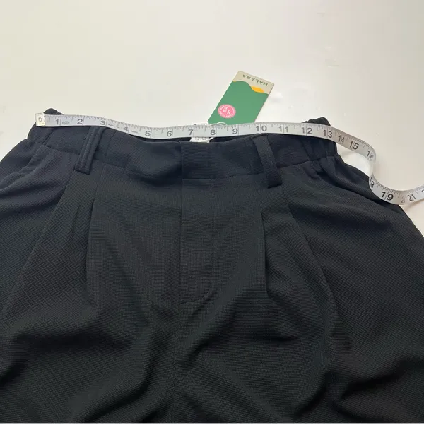 Halara Women’s Size Medium Tall Black Wide-Leg Cropped Pants Pull-on Pockets NEW - Image 5