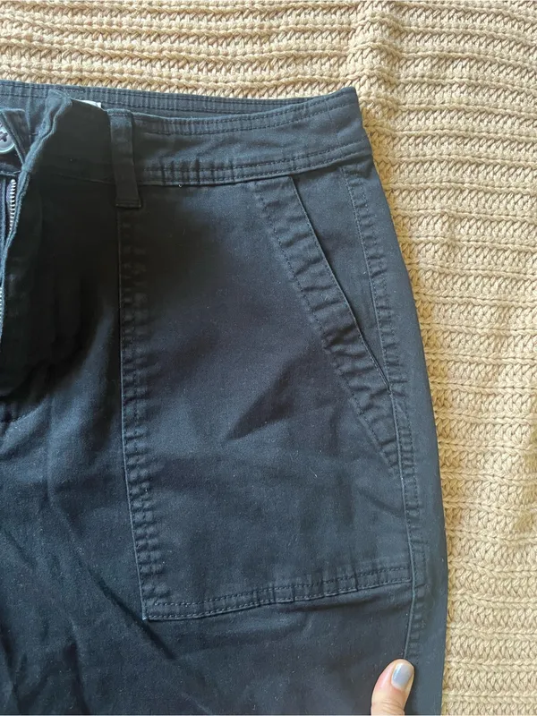 a new day Black Drawstring Chino Pants - Image 4