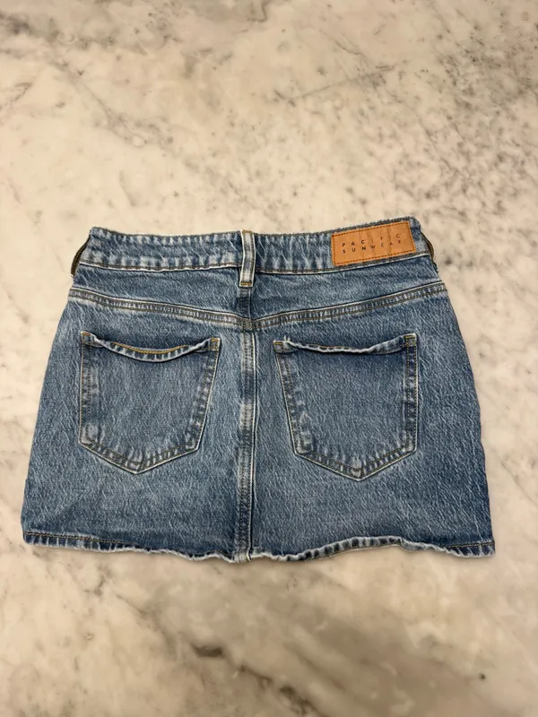 PacSun Bella Stretch Mid Rise Denim Mini Skirt - Image 2