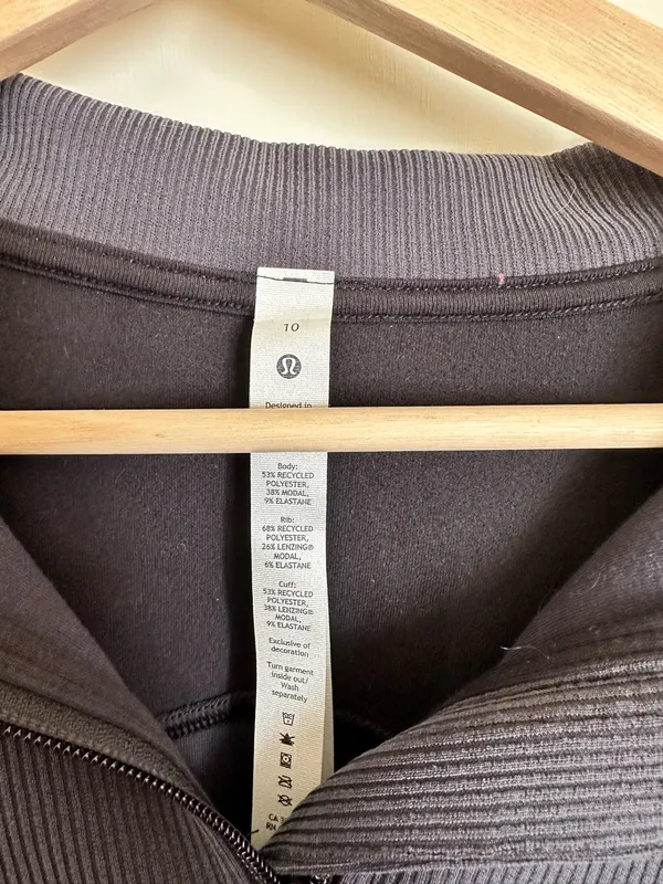 Lululemon Brushed Softstreme Ribbed Half-Zip - Image 9