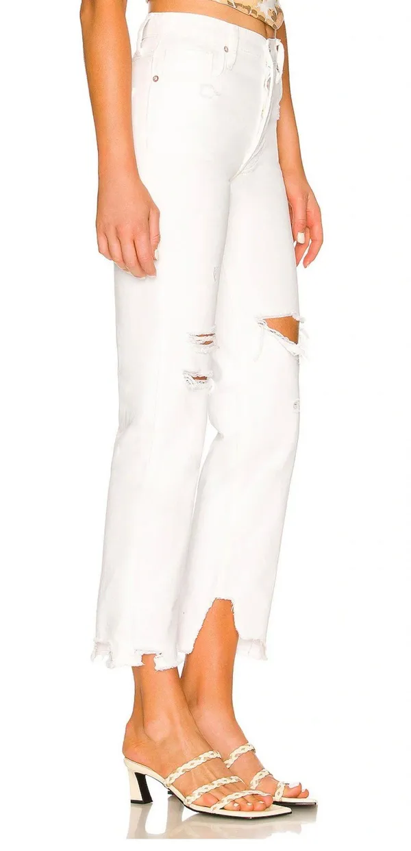 Free People Tapered Baggy Boyfriend Jeans - Image 2