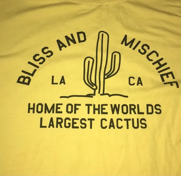 Yellow Graphic Tee Size M - Image 3