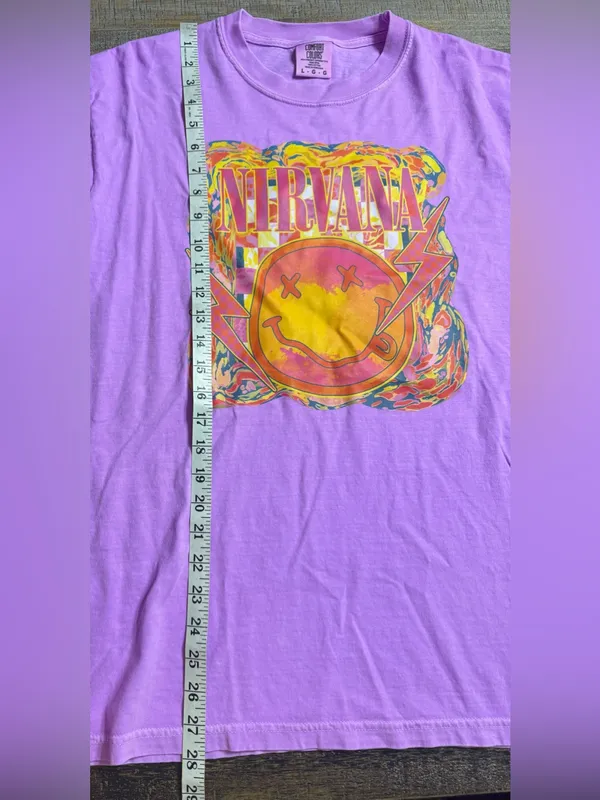 Comfort Colors Neon Violet Nirvana Short Sleeve Tee - Image 6