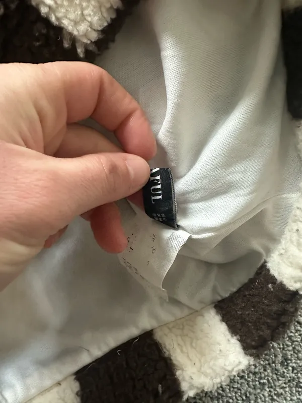 ZAFUL checkered Sherpa sweatshirt - Image 3