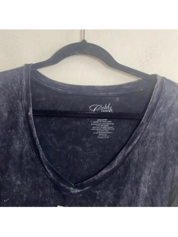 Cold Crush 100% Cotton the sass is real graphic burnout shirt - Image 2