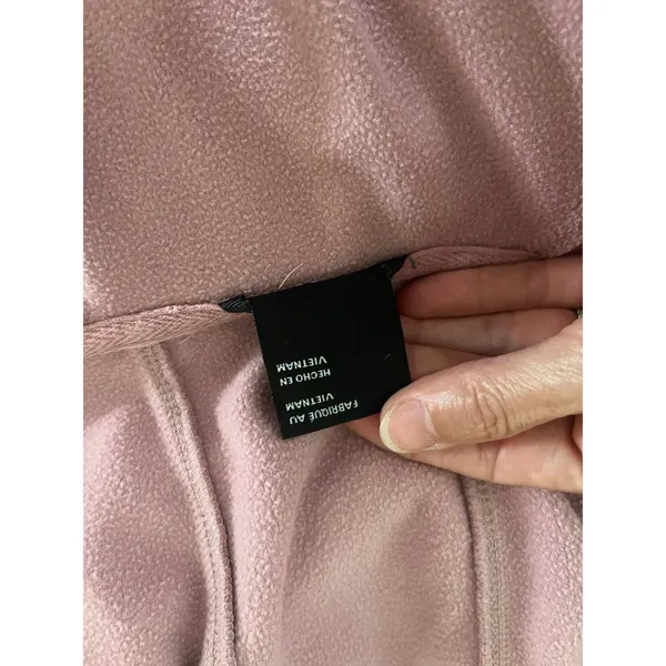 Spyder Pink Full Zip Fleece Hoodie Jacket sz Medium Ski Gorpcore Softshell Layer - Image 12