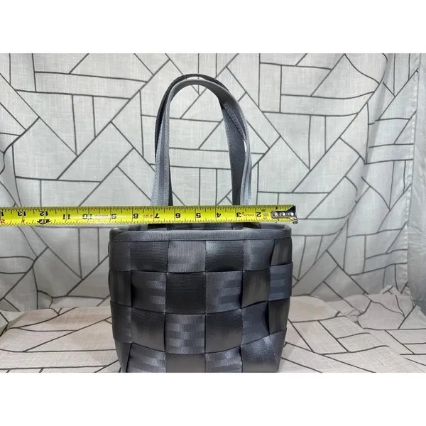 Harvey's Seatbelt Woven Tote Purse Durable Top Handle Gray Womens READ‎ - Image 9