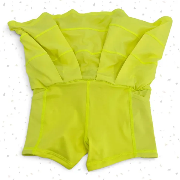 Lululemon Pace Rival Skirt Electric Lemon Yellow Bright Neon Pleats Skort Size 0 - Image 4
