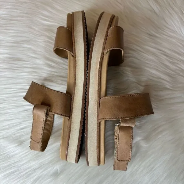 Nisolo Go-To Platform Sandals In Almond Size 9.5 - Image 8
