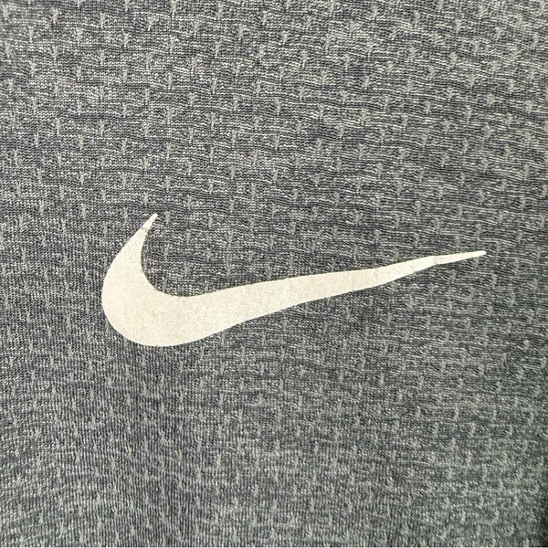 Nike Women's Charcoal Dri-FIT Running Tee - Image 4
