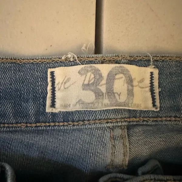 We the free Great Heights raw hem jeans distressed 30 free people - Image 5