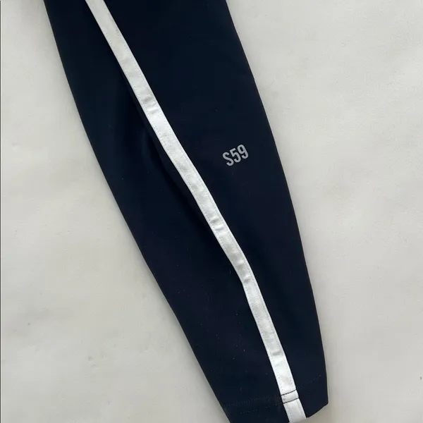 Splits59 Amber Airweight High Waist 7/8 Legging in Indigo Blue White L $128 - Image 6