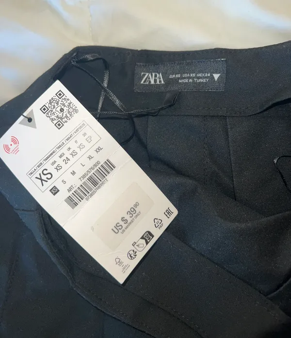 ZARA Pleated Mini Skirt - Image 2