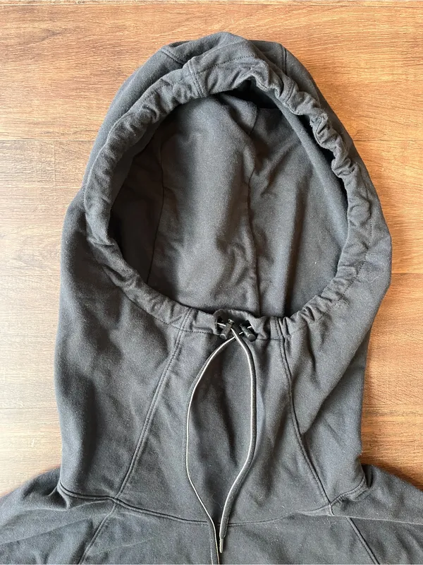 Athleta Black Pullover Hoodie Women’s Size S Regular Long Sleeve Pockets - Image 2