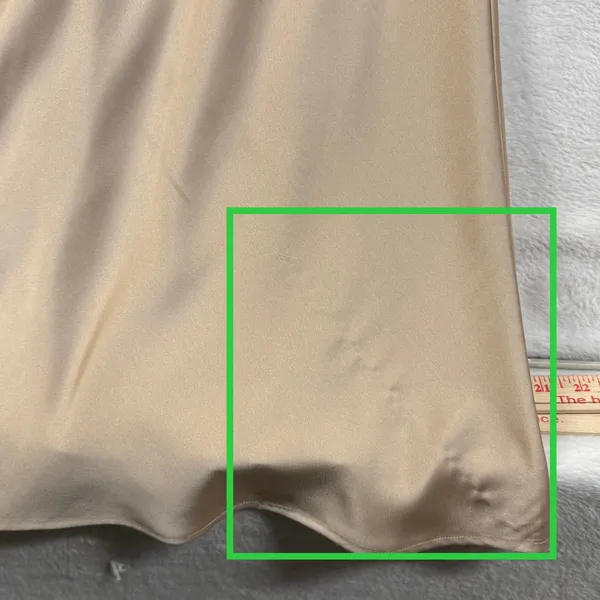Show‎ Me Your Mumu L Verona Champagne Beige Satin Slip Dress Cowl Midi Wedding - Image 10