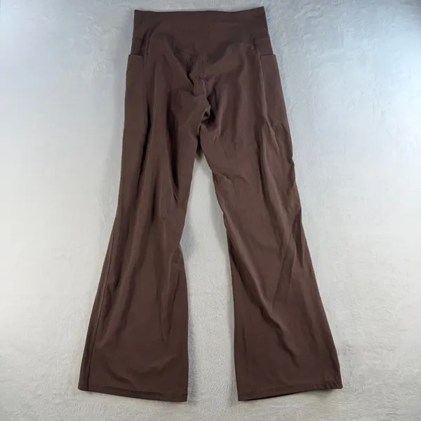 Member's Mark L Yoga Pants Everyday Flare High Rise Pockets Brown Bear‎ Athletic - Image 7