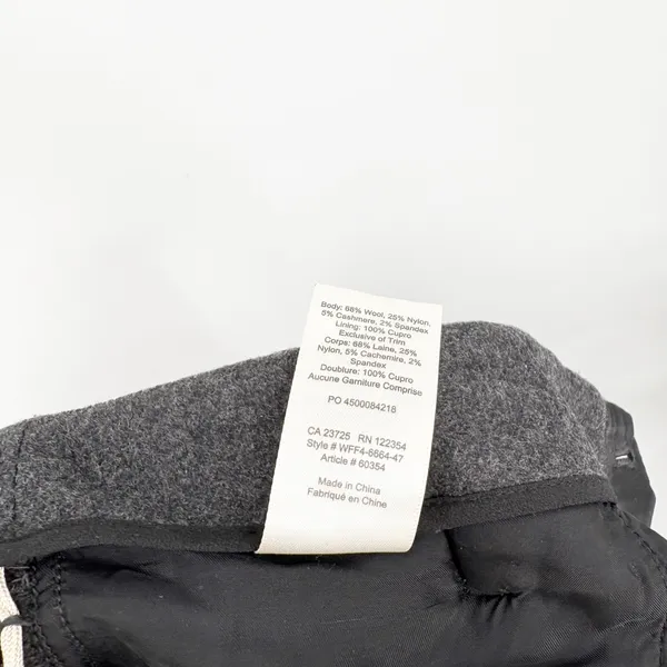 Wilfred Womens Charcoal Wool Cashmere Blend Minimalist Tapered Trousers Size‎ 2 - Image 6