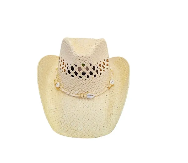 Straw cowboy hat Tan - Image 5