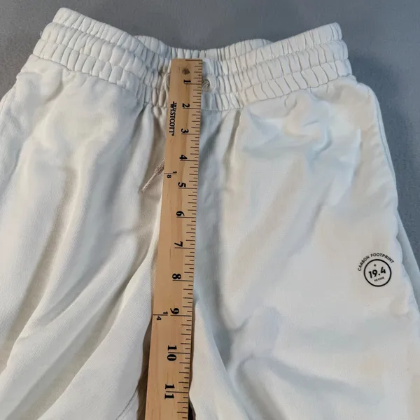 Allbirds RR Sweatpants Natural White Organic Pima Cotton Hemp Joggers Small - Image 4
