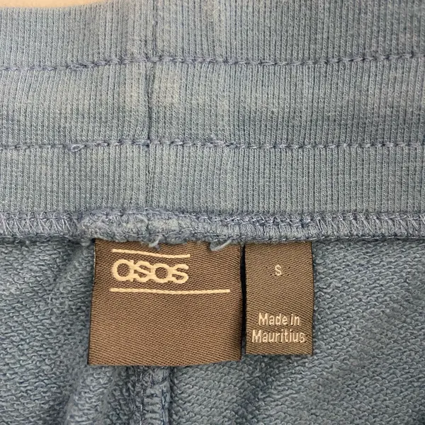 EUC asos women’s‎ medium blue soft comfy loungewear sweatpants joggers small - Image 5
