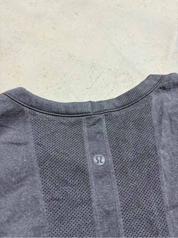 Lululemon Gray Short-Sleeve Active Tee - Image 7