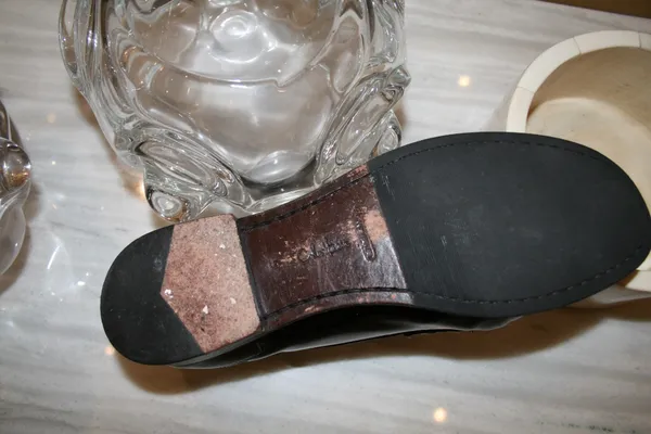Cole Haan Patent Black Leather Penny Loafers - Image 4