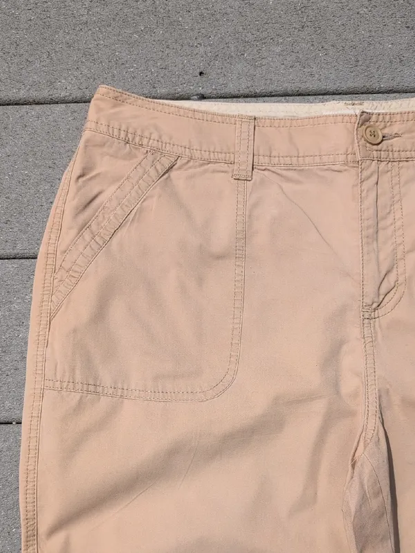 St. John's Bay Khaki Bermuda Shorts | Size 14 Khaki Bermuda Shorts - Image 2
